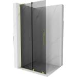 Mexen Velar L раздвижна душ кабина Walk-in 100 x 200 см, графит 8 мм, злато - 871-100-003-43-50 (871-100-003-43-50)