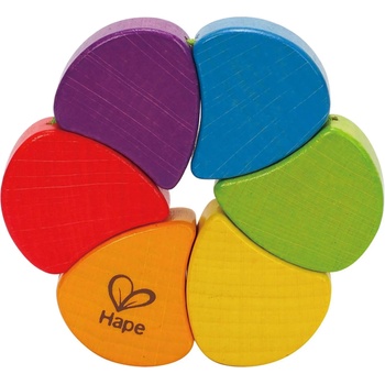 HaPe International Дървена играчка Hape - Дрънкалка дъга (H0014)