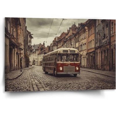 Sablio Obraz Historický autobus - 120x80 cm