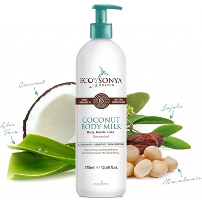 Eco by Sonya prírodné telové mlieko 375 ml