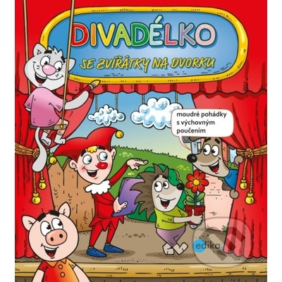 Divadélko se zvířátky na dvorku - Romana Suchá, Petr Palma ilustrátor