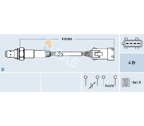 Lambda sonda FAE 77432