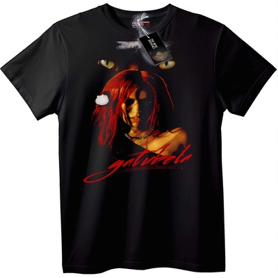 NOONEBRAND Тениска Gatubela Котешки Очи - 2XL, Black