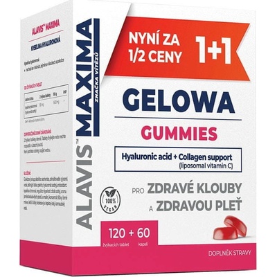 Alavis Maxima Gelowa Gummies 120 tabliet + 60 kapsúl