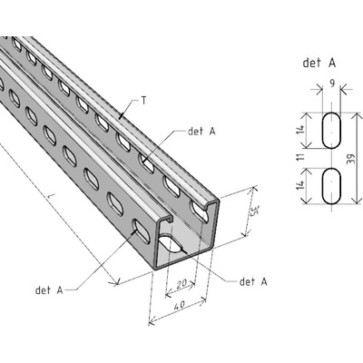 MERKUR Stojna STPM 3000 L=3000mm