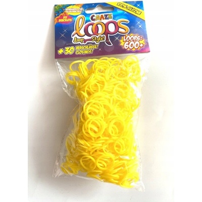 Rainbow Loom Original gumičky 600 kusov žlté