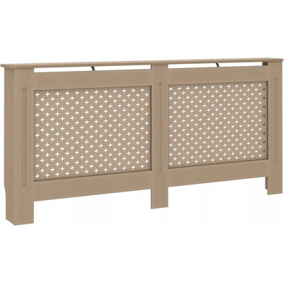 Kryt na radiátor MDF deska 2 x 2 cm hnědý