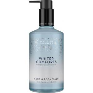 Scottish Fine Soaps Winter Comforts душ гел за ръце и тяло аромати Toasted Marshmallow & Caramel 300ml