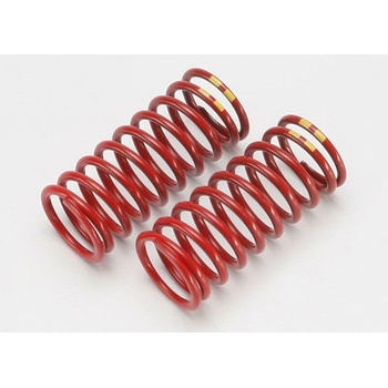 Traxxas Spring, shock (red) (long) (GTR) (4.9 rate double yellow str, TRX5648 (TRX5648)