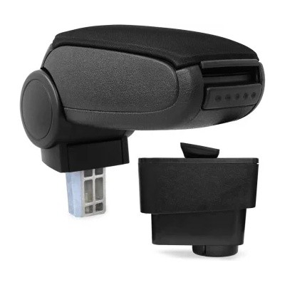 Pro. tec Fiat Grande Punto + EVO подлакътник, черен, с платнен калъф