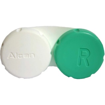 Alcon pouzdro na kontaktní čočky zeleno-bílé