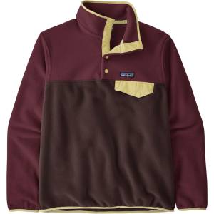 Patagonia Дамски поларен пуловер Patagonia Women's Lightweight Synchilla Snap-T Fleece Pullover Fleece jumper - Den Brown (105-0968-7312)