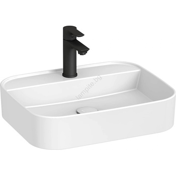 Jika H8183620001111 - Мивка за плот ASTRA 50x40 см керамика/бяла (LF0116)