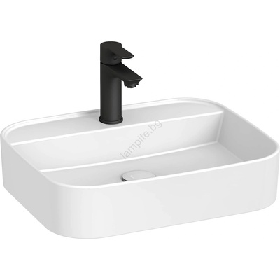 Jika H8183620001111 - Мивка за плот ASTRA 50x40 см керамика/бяла (LF0116)