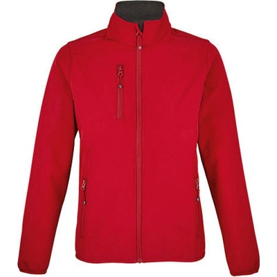 SOĽS Falcon Dámska softshellová bunda SL03828 Pepper red