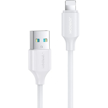 JOYROOM Кабел за зареждане / пренос на данни Joyroom, USB към Lightning, 2.4A, 0.25m, бял, (S-UL012A9) (S-UL012A9 0.25m white)