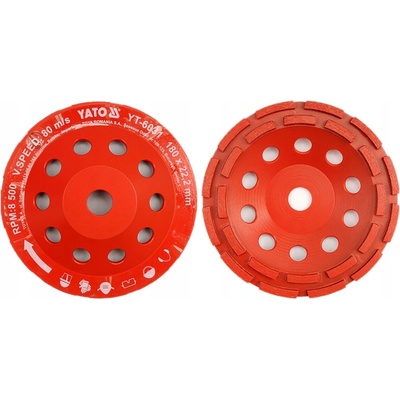 Yato Kotouč brusný diamantový 125 x 22,2 mm YT-6032
