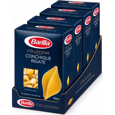 Barilla Conchiglie Rigate No.93 4 x 0,5 kg