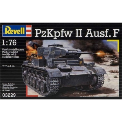 Revell 03229 Plastic ModelKit tank PzKpfw II Ausf.F 1:76