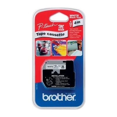 páska BROTHER MK231BZ čierne písmo, biela páska Tape (12mm) (MK231BZ)