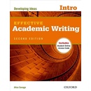 EFFECTIVE ACADEMIC WRITING Second Edition INTRO: DEVELOPING ...