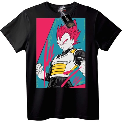 NOONEBRAND Тениска Vegeta от Dragon Ball - 2XL, White