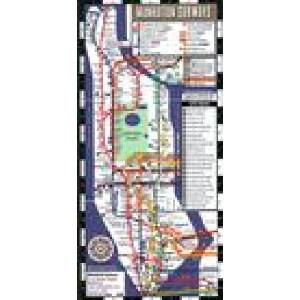 STREETWISE MANHATTAN BUS SUBWAY MAP | MICHELIN (2023)