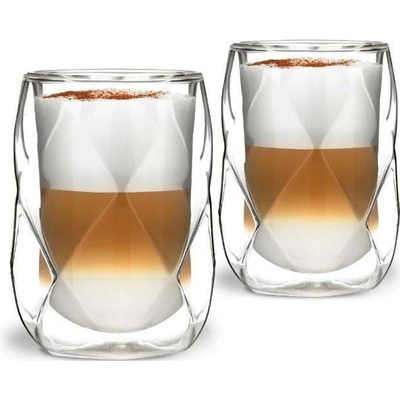 Vialli Design Sklenice na cappucino 2 x 250 ml