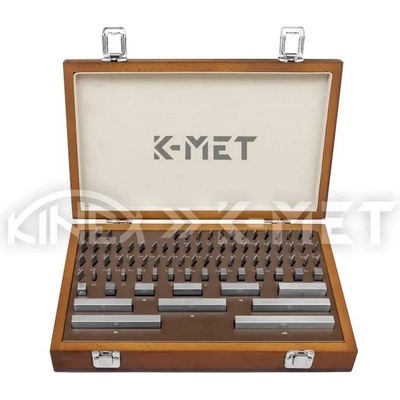 K-MET Плоскопаралелни крайни мерки k-met 1046-13-103 - 103 части, din 861 / клас 1 (1046-13-103)