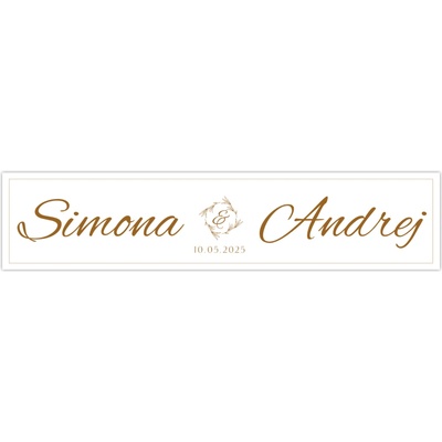 Svadobná ŠPZ - Golden Exquisite