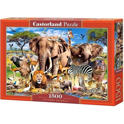 Castorland Savanna Animals 1500 dielov