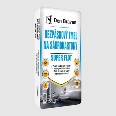Den Braven - bezpáskový tmel na sádrok. Super Flot 5 kg