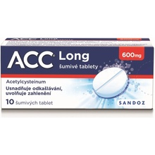 ACC LONG POR 600MG TBL EFF 10