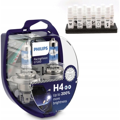 Philips RacingVision GT200 12V H4 60/55W P43t 2 ks