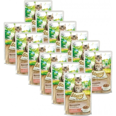 Stuzzy Cat Chunks kúsky lososa gravy 12 x 85 g