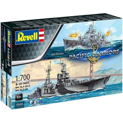 Revell USS Indianapolis & USS Fletcher Gift Set 1:700