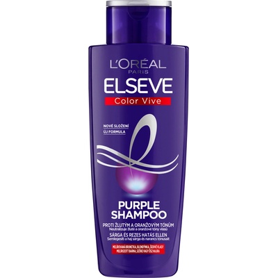 L’Oréal Paris Elseve Color-Vive Purple šampón neutralizujúci žlté tóny 200 ml