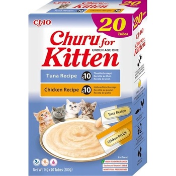 Churu Inaba Kitten tuňák&kuře multipack 20 x 14 g