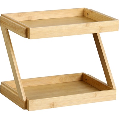 KESPER KESPER Dvojposchodová kuchynská polica bambus 31x23x26 cm