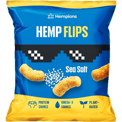 Био конопени снакс флипс с морска сол - 30 g