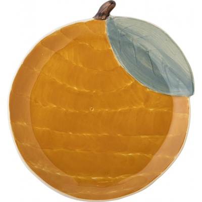 Bloomingville Keramický tanier Agnes Plate Orange 16 cm