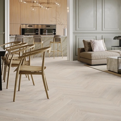 Barlinek Трислоен паркет Barlinek Oak Pudding Herringbone (5753)