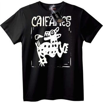 NOONEBRAND Тениска Скелет на куче Calefatics - XS, Black