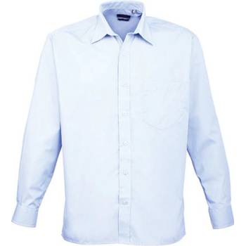 Premier Workwear pánská košile s dlouhým rukávem PR200 light blue