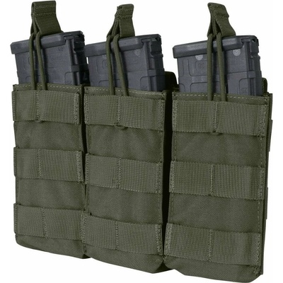 Condor Outdoor Molle trojitá na zásob. 3xM4 otvorená Ranger Green