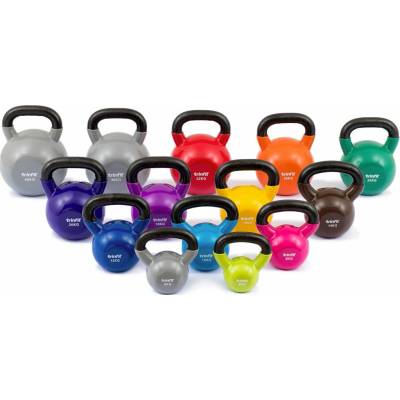 TRINFIT Kettlebell kov / vinyl 6 kg