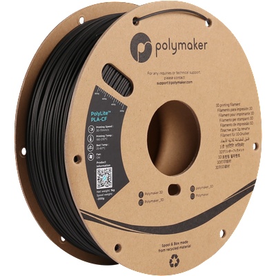 Polymaker PolyLite PLA-CF Black - 1, 75 mm / 1000 g (PA10001)