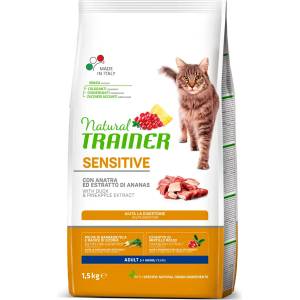  Natural Trainer Cat Sensitive Duck - 1.5кг