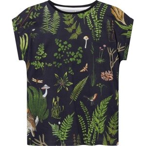 DEDICATED Дамска тениска DEDICATED Women's T-Shirt Visby Secret Garden T-shirt - Multi Color (916-5024-0112)