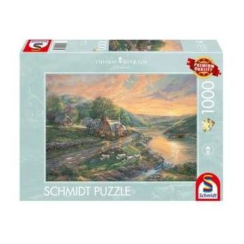 Schmidt Spiele Puzzle PQ 1000 Thomas Kinkade Dawn G3